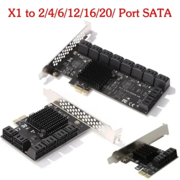 SA3112J PCIE Adapter 12 Port PCI-Express X1 to SATA 3.0 6Gbps High Speed Expansion Card Controller for Computer Accessories 1
