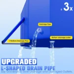 Foldable Oversized Hard Shell Pool for Kids 5