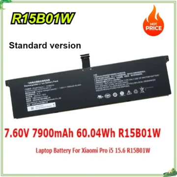 R15B01W New Laptop Battery for Xiaomi Pro I5 15.6 Inch R15BO1W TM1701 171501-AQ 7.6V 7900mAh /6900mAh 1