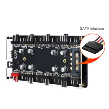 ARGB RGB Fan and LED Light Strip Splitter Hub 1