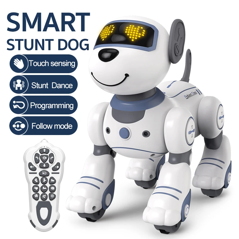Funny RC Stunt Robot Dog with Voice Control 1 Funny RC Stunt Robot Dog with Voice Control 1