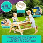 Surfside Kids Sand and Water Picnic Table 5