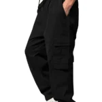 Mens Loose Fit Straight Leg Cargo Pants 4