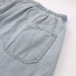 Mens Baggy Denim Shorts Casual Streetwear 5