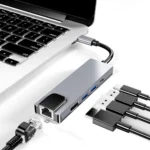 5in1 USB C Hub with RJ45 and Multiport Adapter 4