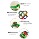 4pcs Tambourine Jingles Musical Rhythm Toy Set 1