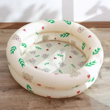 Inflatable Baby Pool with Cute Animal Print 1