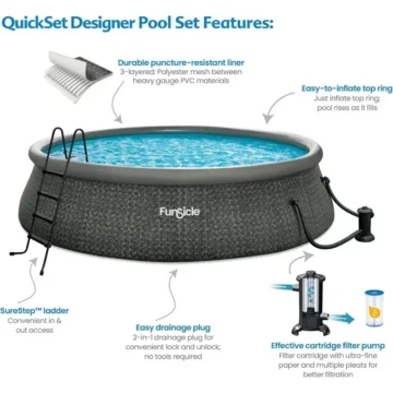 Funsicle Quickset 18x48-Inch Round Pool Set 2