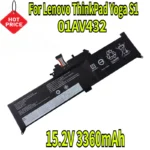 15.2V 3360mAh 01AV434 01AV433 01AV432 Laptop Battery for Lenovo ThinkPad Yoga S1 370 X380 1