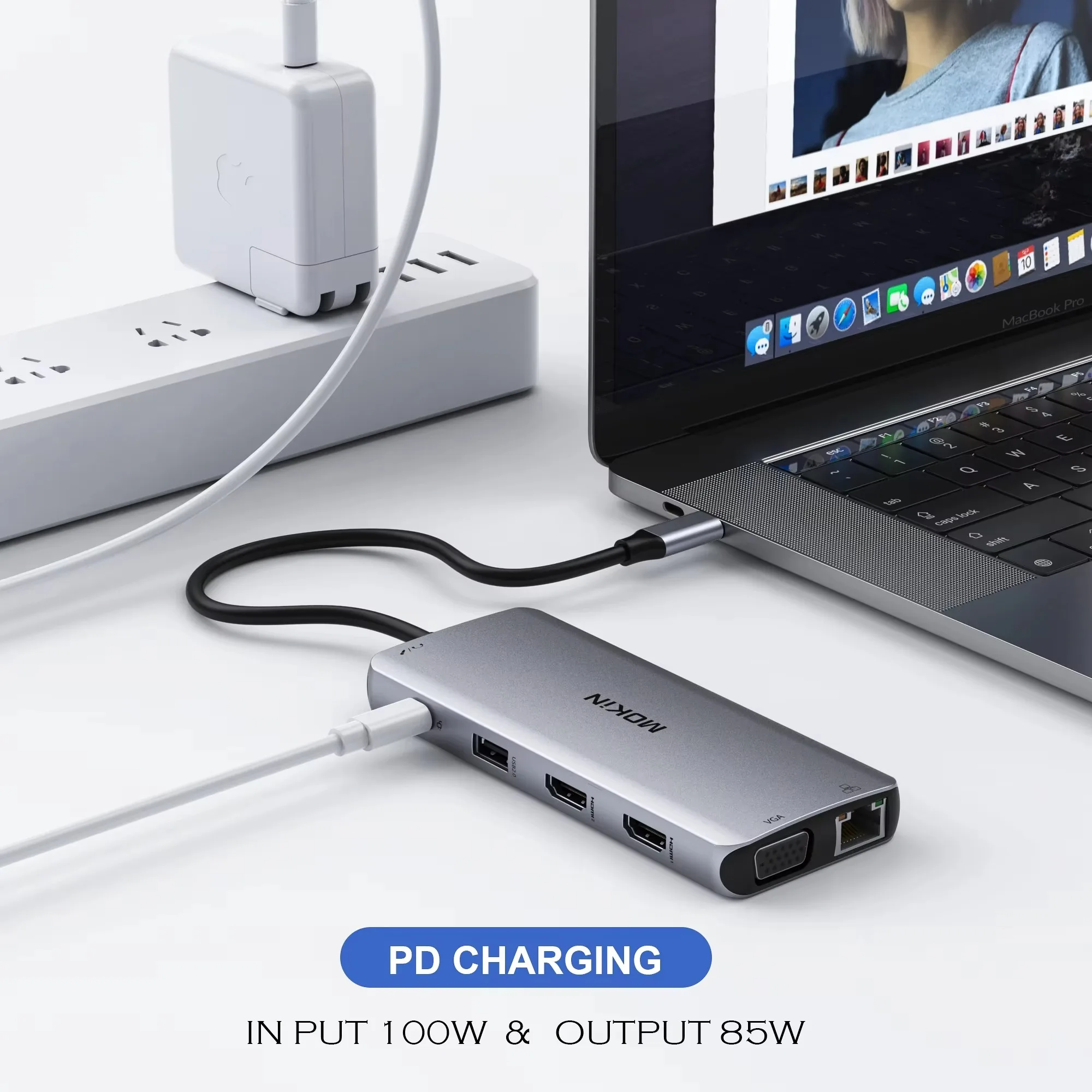 MOKiN 11-in-1 USB-C Hub with 4K HDMI and VGA 6 MOKiN 11-in-1 USB-C Hub with 4K HDMI and VGA 6
