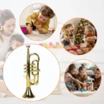 Kids Brass Trumpet Toy for Music Learning 5