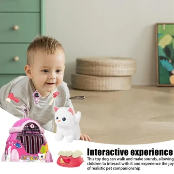 Interactive Robotic Pet Toy with Bark & Walk 1