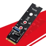 M2 NGFF M Key to USB 3.0 PCIe Riser Adapter Card 2