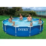Intex Metal Frame Round Pool Set with Pump 5