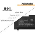 HP Spectre X360 SP04XL Replacement Laptop Battery 1