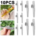 Silver Metal Kazoo Woodwind Flute for Beginners 4