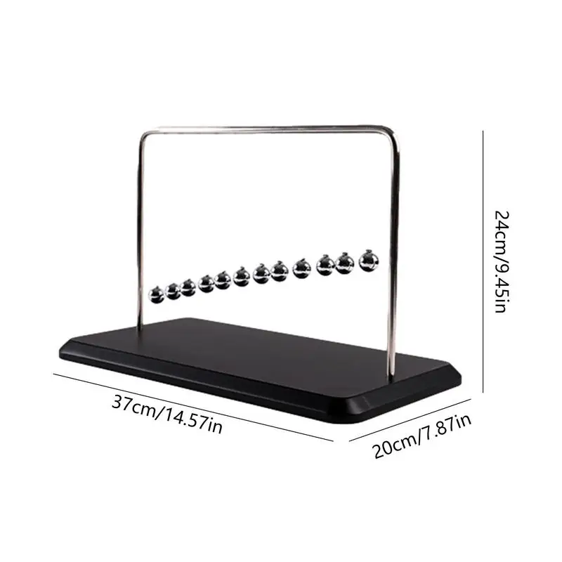 Newtons Cradle 12 Ball Balance Desk Toy 6 Newtons Cradle 12 Ball Balance Desk Toy 6