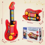 2 in 1 Electric Toy Guitar and Piano for Kids 6