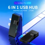 6 in 1 Surface Pro Docking Station Hub 2