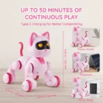 Interactive RC Robot Cat Toy for Kids 6