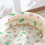 Inflatable Baby Pool with Cute Animal Print 4