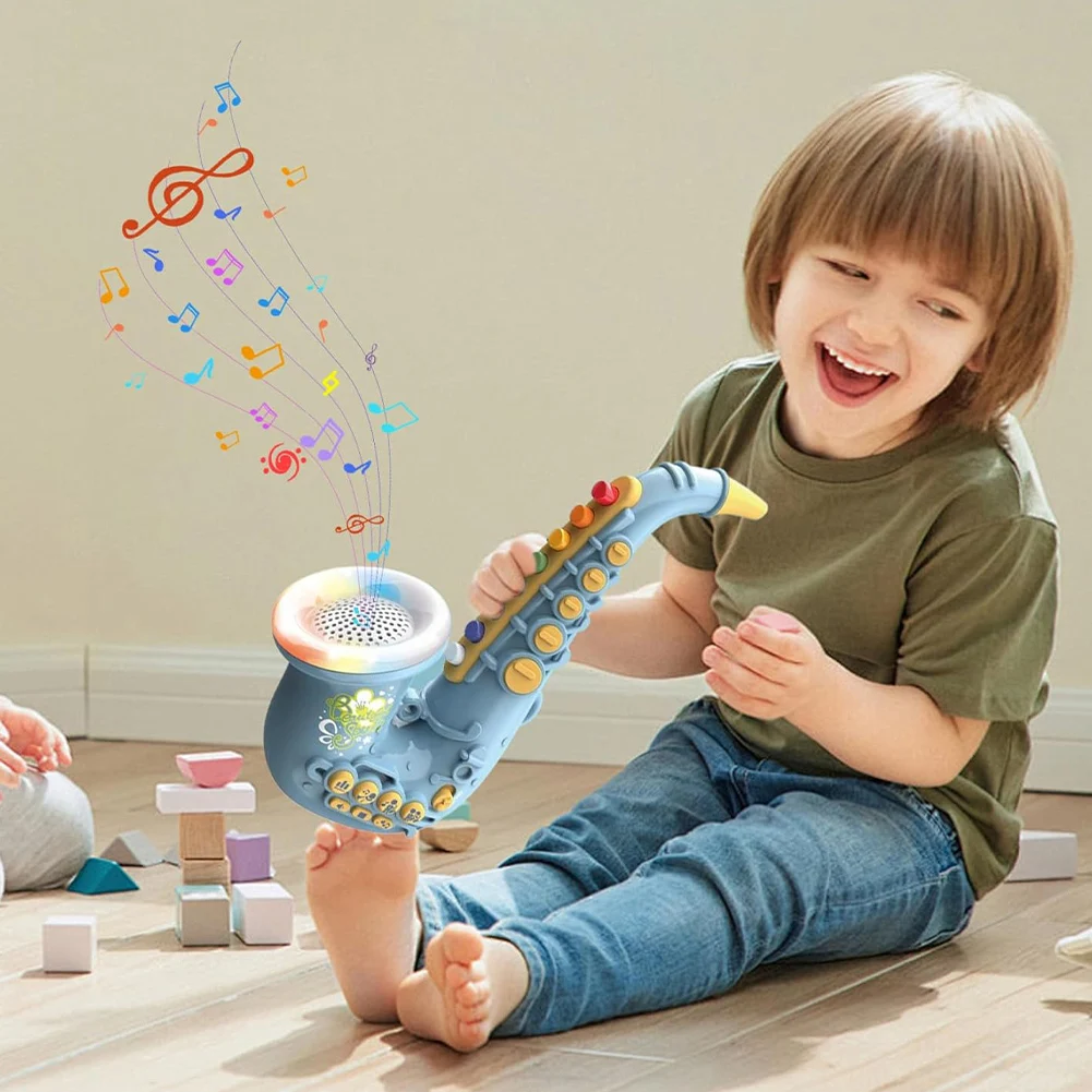 Light Up Toy Saxophone for Kids Ages 3 and Up 1 Light Up Toy Saxophone for Kids Ages 3 and Up 1