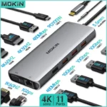 MOKiN 11-in-1 USB-C Hub with 4K HDMI and VGA 1