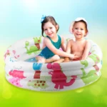 Inflatable Baby Pool Float with Safety Seat 3