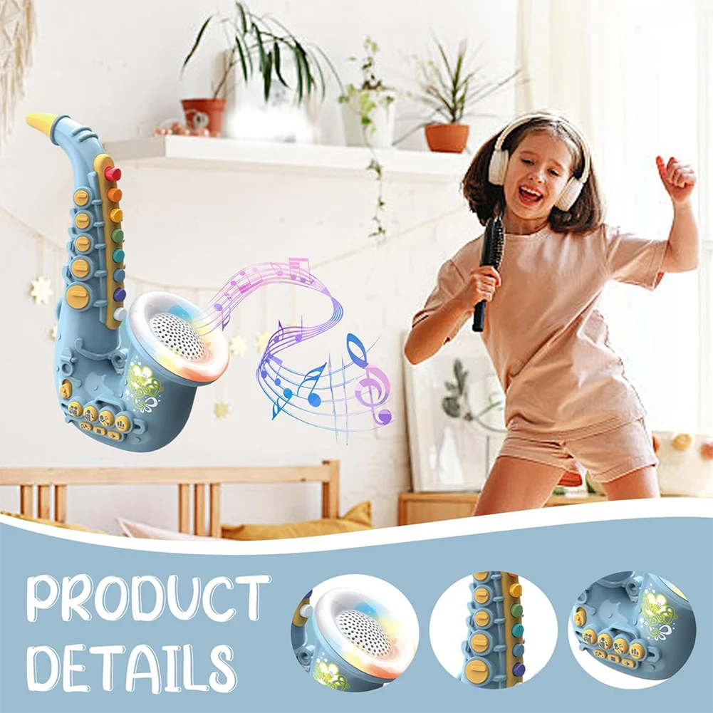Light Up Toy Saxophone for Kids Ages 3 and Up 18