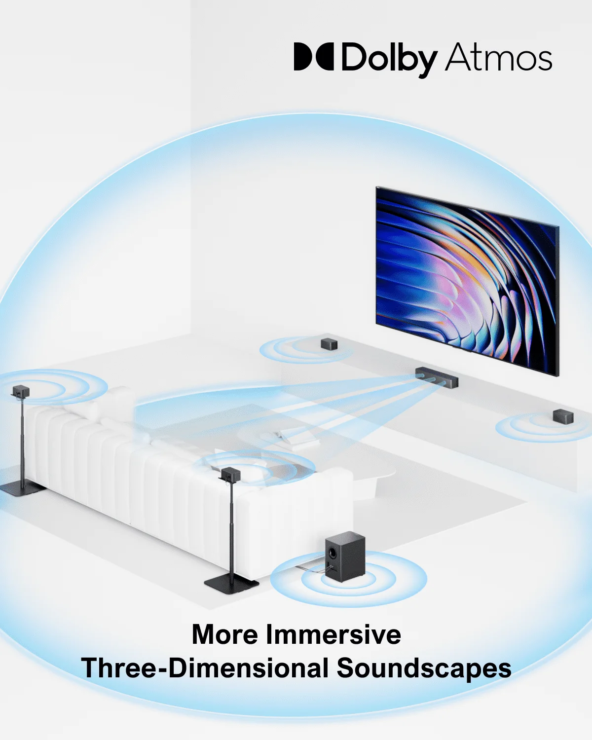 ULTIMEA 71ch Soundbar Dolby Atmos Home Theater 4 ULTIMEA 7.1ch Soundbar Dolby Atmos Home Theater 4