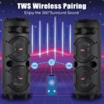 6000W Portable Bluetooth Speaker Heavy Bass 3