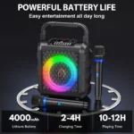 Portable Wireless Karaoke Speaker with Mic 5