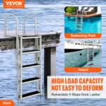 VEVOR Retractable Dock Ladder 4/5 Steps 2