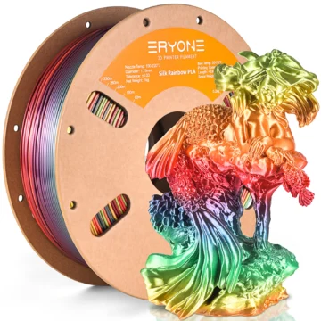 Eryone Silk Rainbow PLA 3D Printer Filament 1