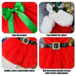 Christmas Dog Coat Dress Warm Pet Costume 4