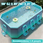 Outdoor Foldable Swimming Pool Steel Frame 1