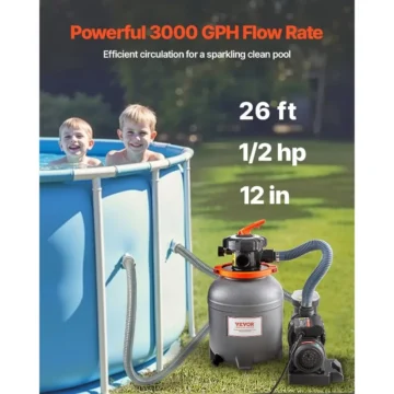 VEVOR Sand Filter Pump for Above Ground Pool 2 | PricZone VEVOR Sand Filter Pump for Above Ground Pool 2 | PricZone