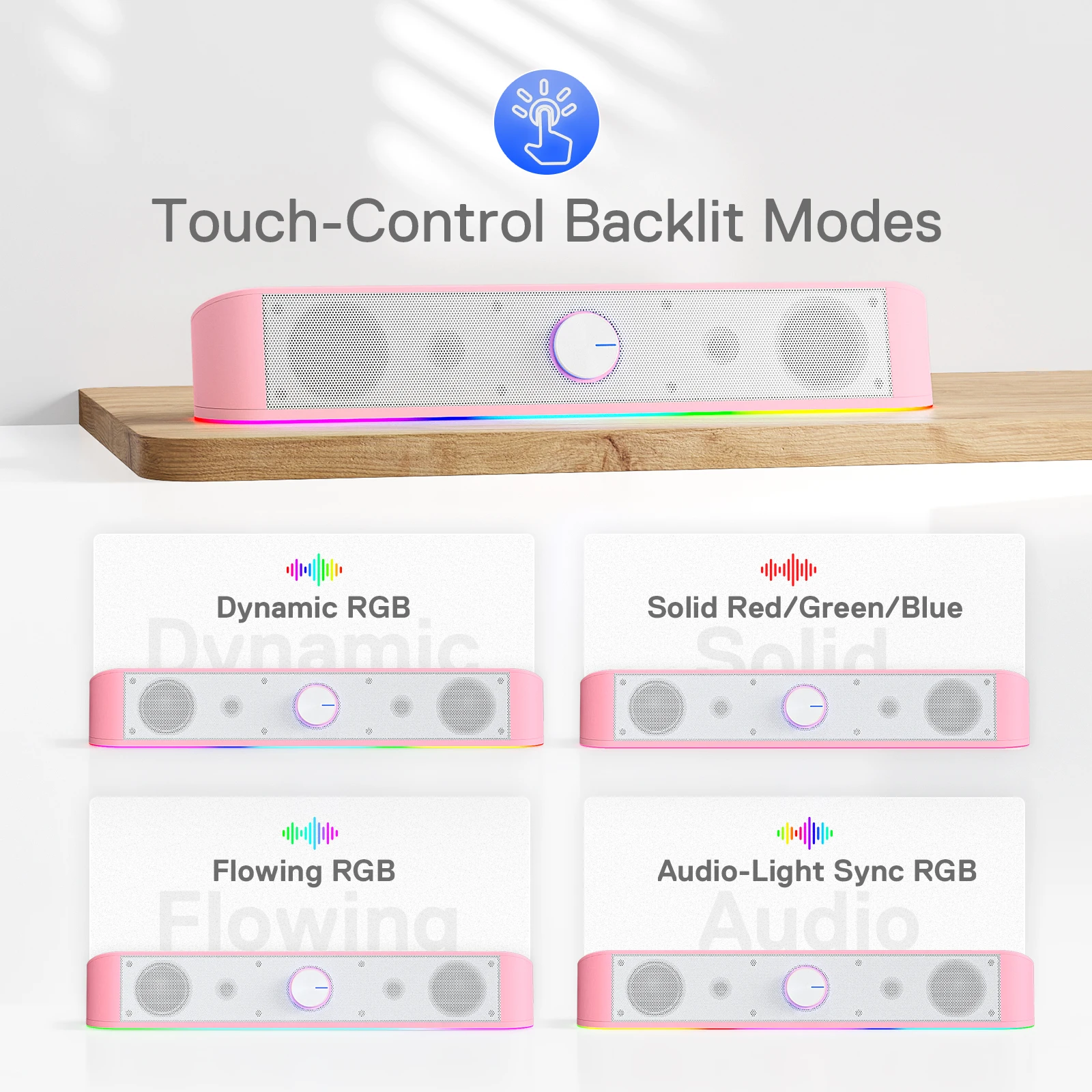 Redragon GS560 RGB Desktop Soundbar Speaker 3 Redragon GS560 RGB Desktop Soundbar Speaker 3