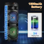 6000W Portable Bluetooth Speaker Heavy Bass 5