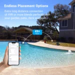 Herdio 8-inch Outdoor Rock Speakers Solar 6