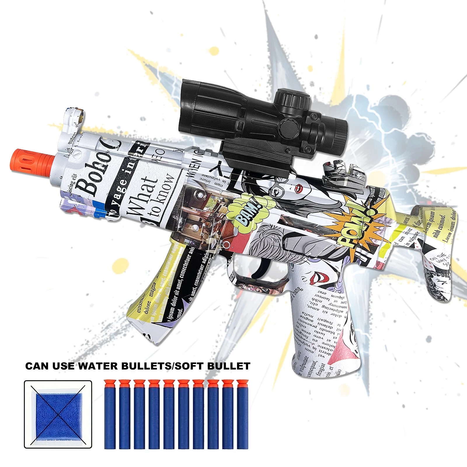 2PCS Gel Ball Blaster Toy Guns Outdoor Fun 5 2PCS Gel Ball Blaster Toy Guns Outdoor Fun 5