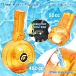Electric Water Gun Squirt Pistol 2 Pack 4