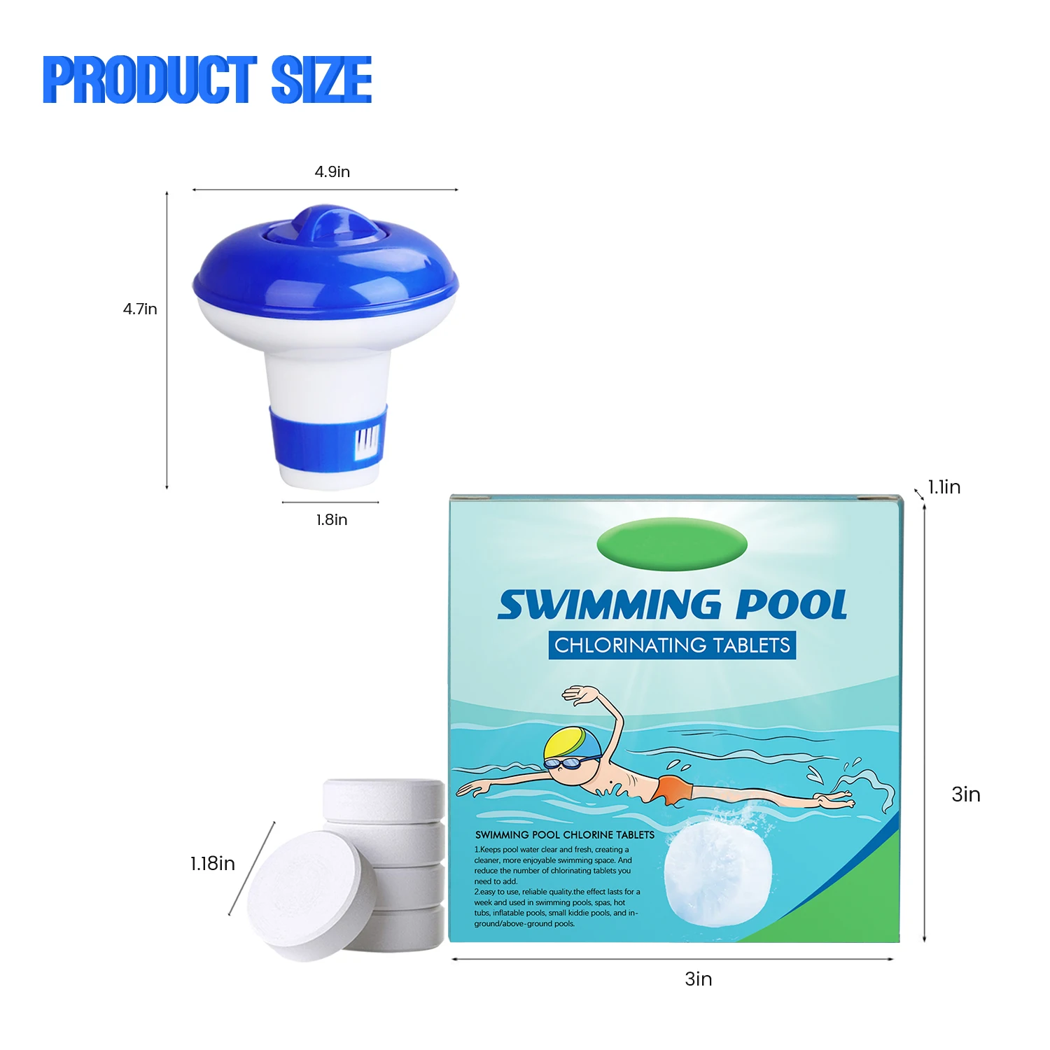 Pool Chlorine Dispenser Outdoor Cleaner Set 6 Pool Chlorine Dispenser Outdoor Cleaner Set 6