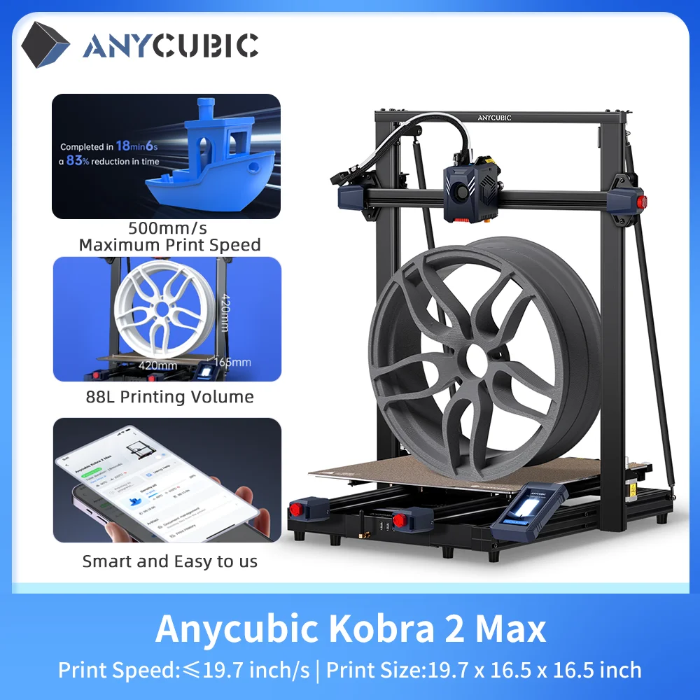 Anycubic Kobra 2 Max FDM 3D Printer 1 Anycubic Kobra 2 Max FDM 3D Printer 1