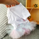 Dog Birthday Dress Tutu for Small Medium Dogs 4