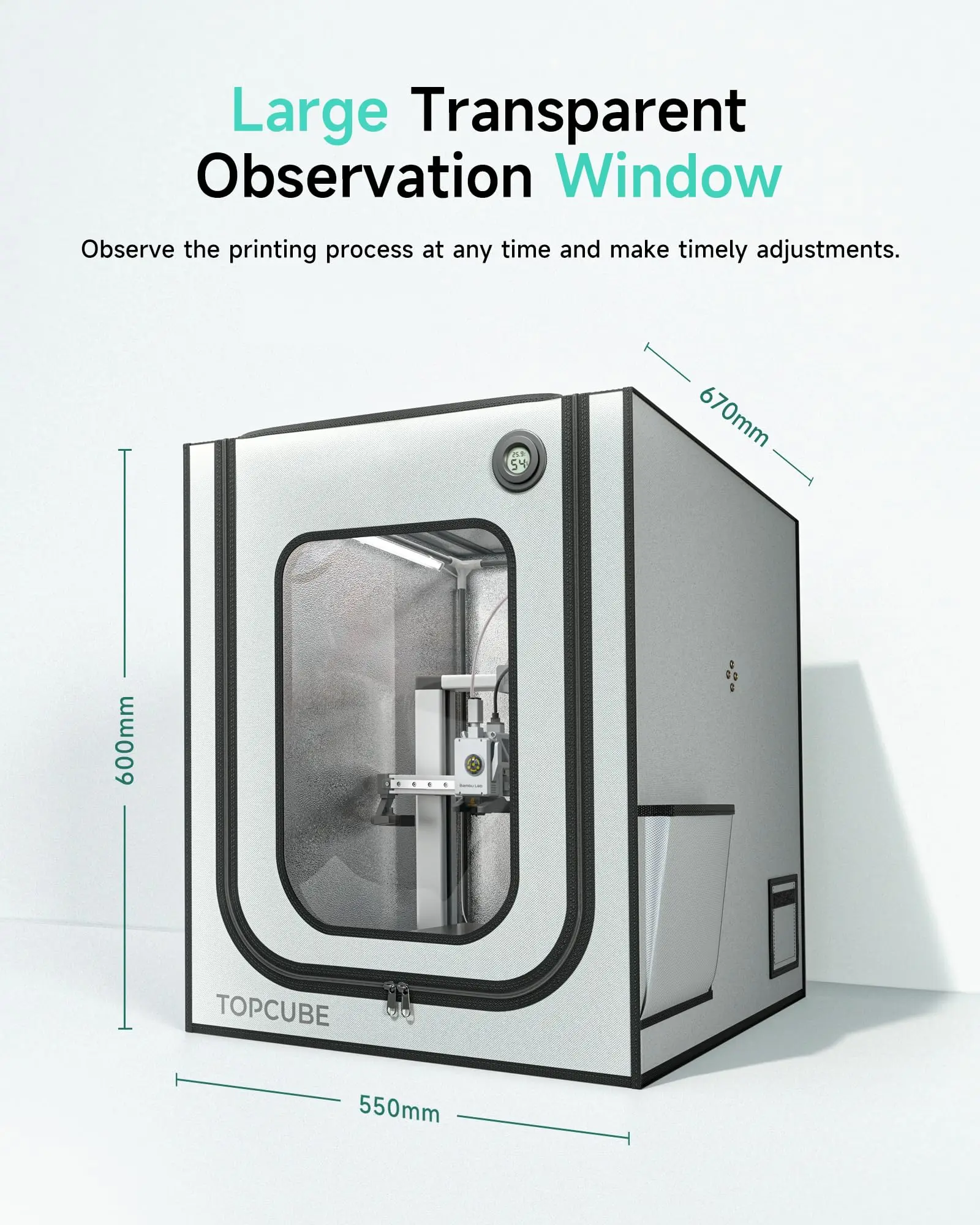 YOOPAI 3D Printer Enclosure Bambu Lab A1 5 YOOPAI 3D Printer Enclosure Bambu Lab A1 5