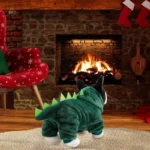 Dog Dinosaur Costume Soft Warm Pet Clothes 4