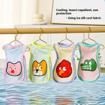Pet Dog Cat Cooling Vest Ice Silk Tank Top 1