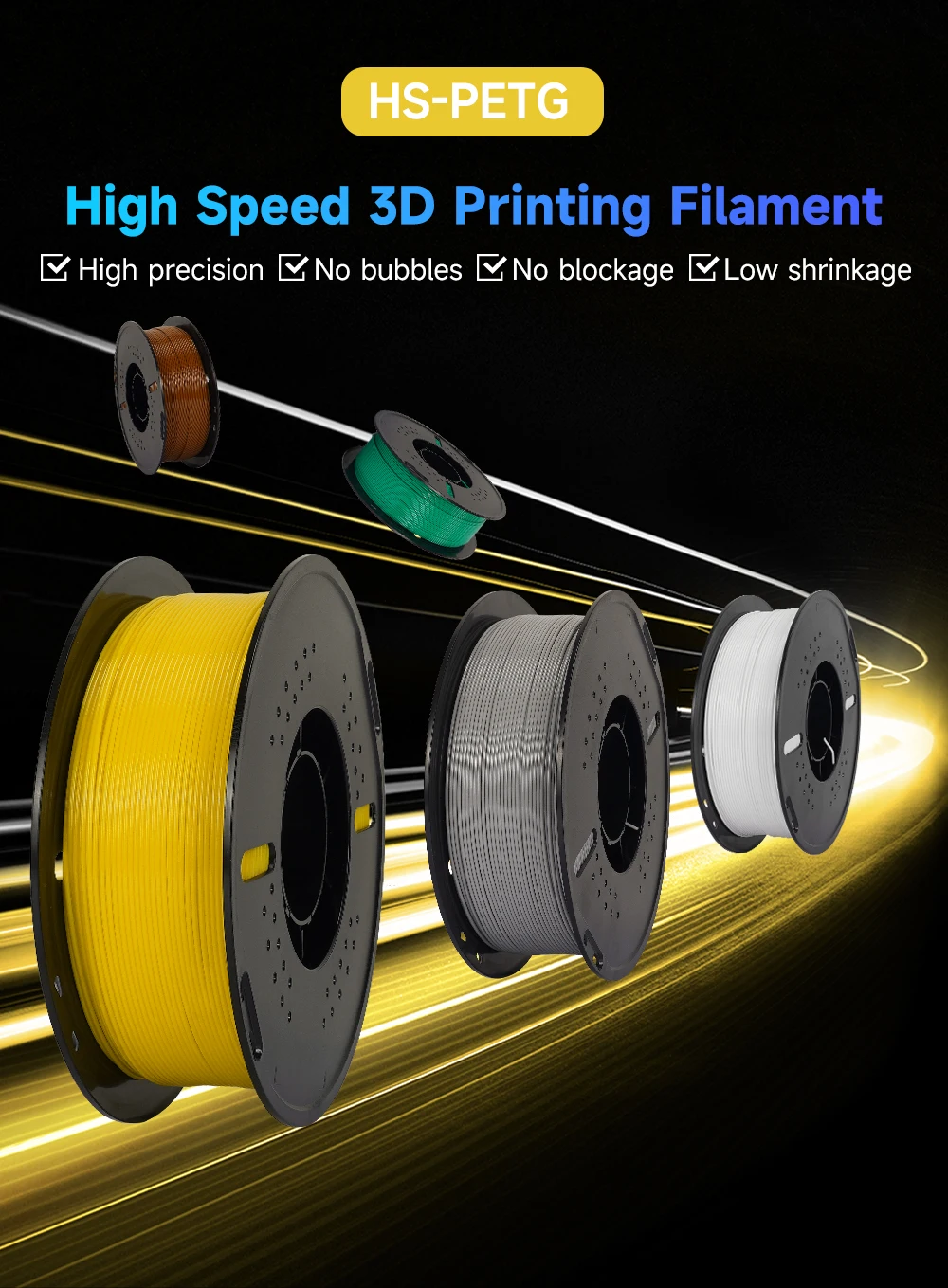PETG 3D Printer Filament - High Speed 32