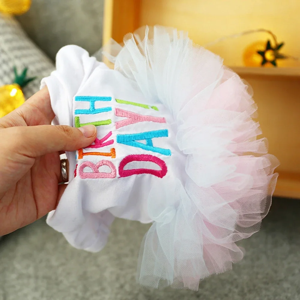 Dog Birthday Dress Tutu for Small Medium Dogs 6 Dog Birthday Dress Tutu for Small Medium Dogs 6